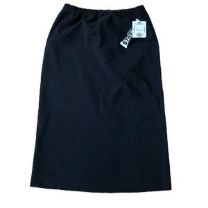 NWT VINTAGE TRADITION BLACK SKIRT
